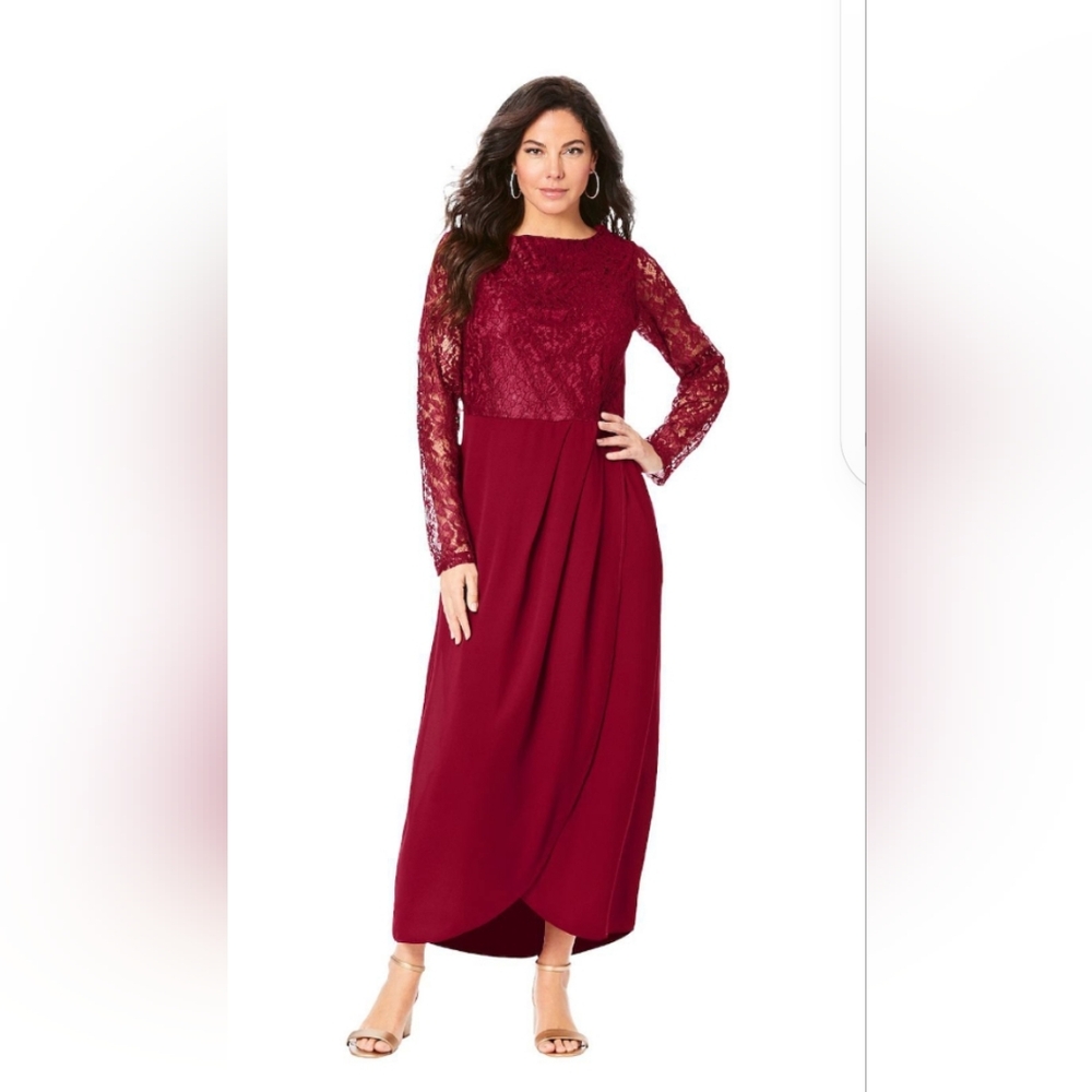Roamans Womens Plus Size Dress